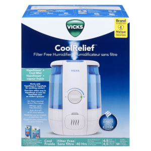 Vicks CoolRelief Filter Free Humidifier M 4.5 Litres Capacity