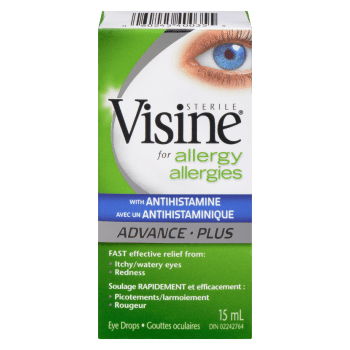 Visine Eye Drops Sterile for Allergy with Antihistamine 15 ml