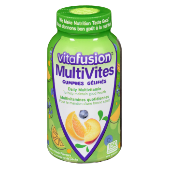 Vitafusion MultiVites Berry, Orange & Peach Flavour 150 Gummy Vitamins