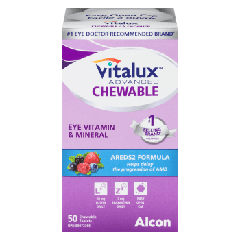 Vitalux Advanced Chewable Eye Vitamin & Mineral 50 Chewable Tablets