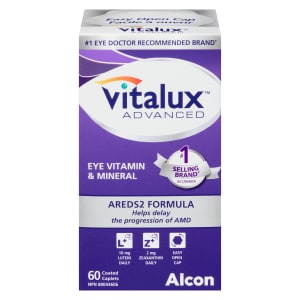 Vitalux Advanced Eye Vitamin & Mineral 60 Coated Caplets