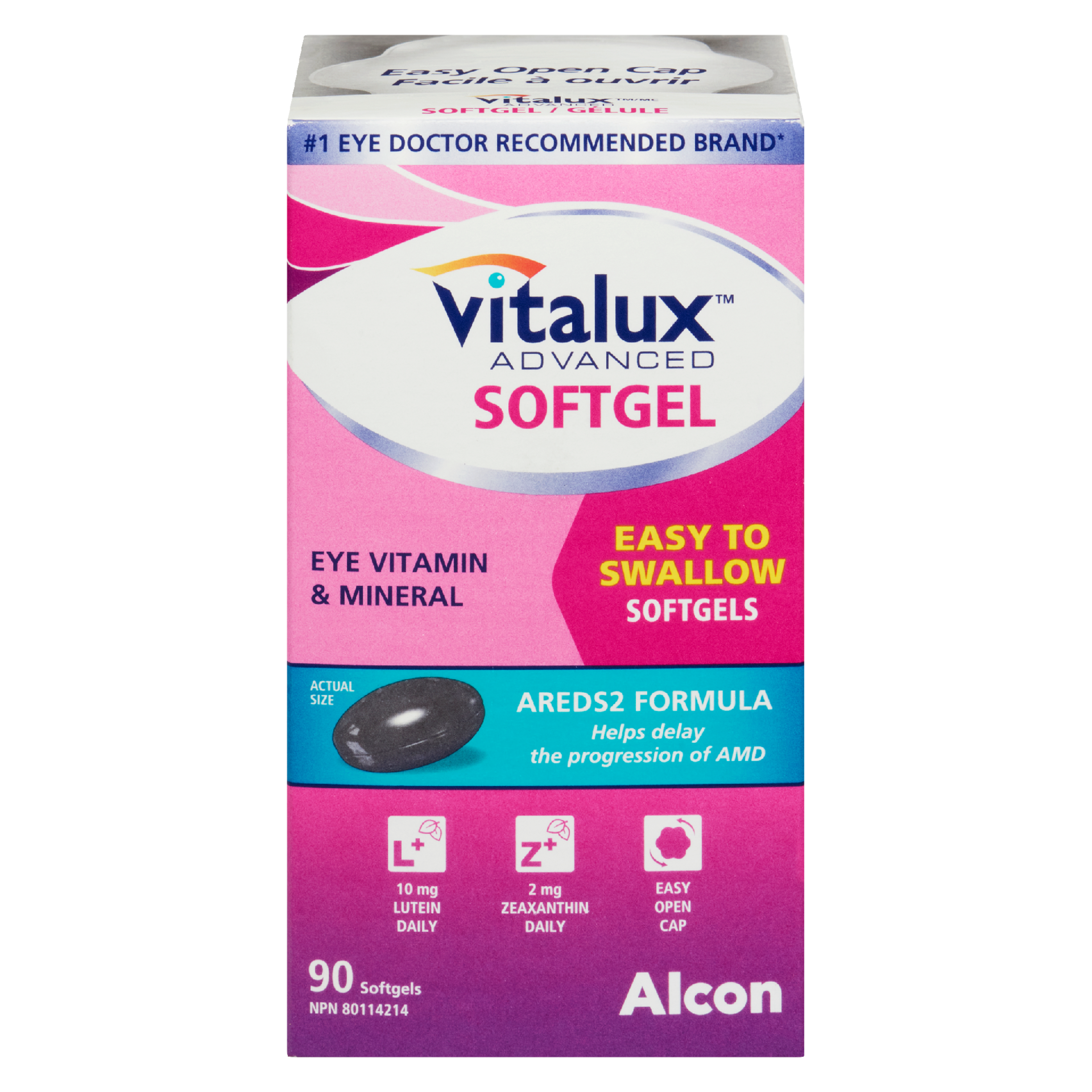Vitalux Advanced Eye Vitamin & Mineral 90 Softgels