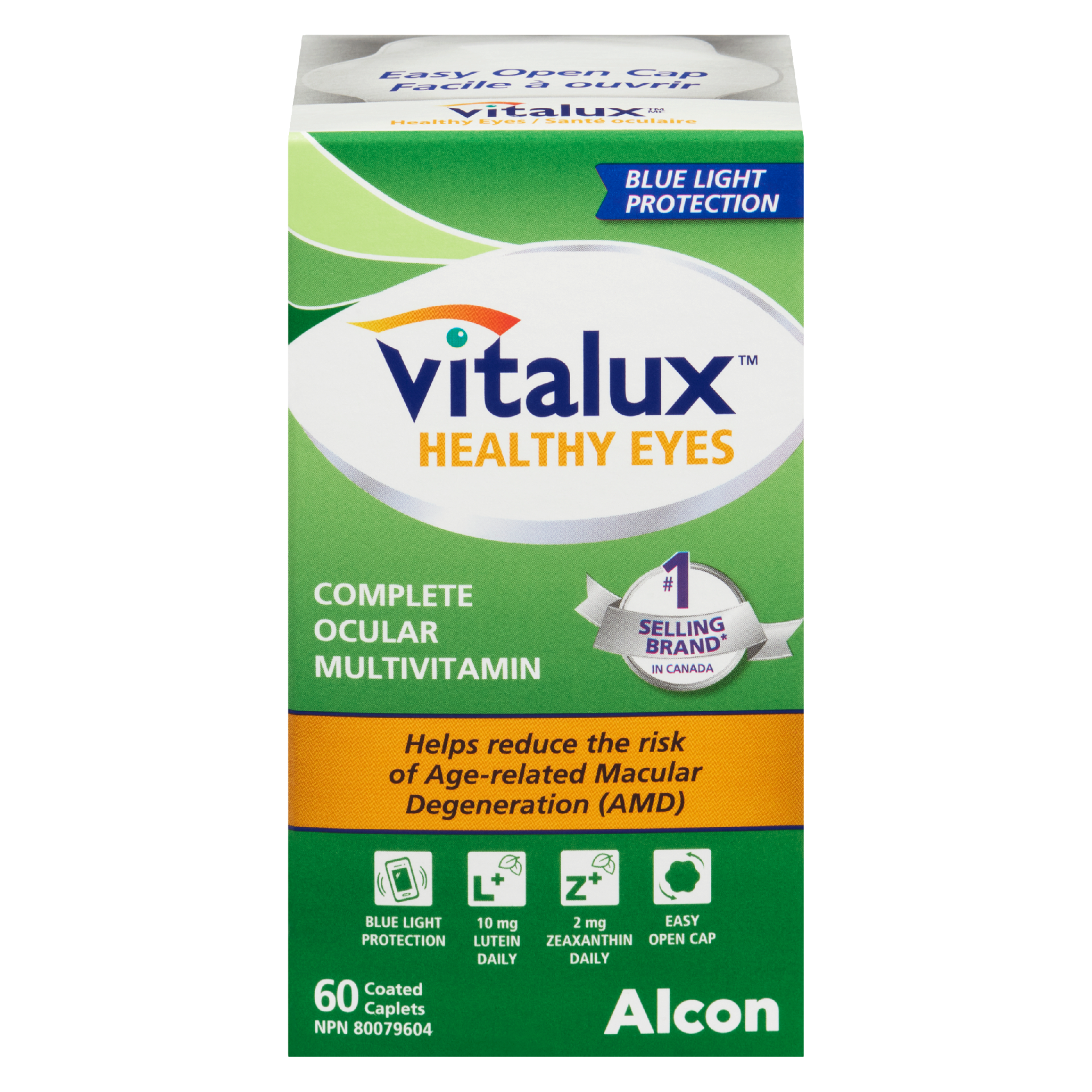 Vitalux Healthy Eyes Complete Ocular Multivitamin 60 Coated Caplets