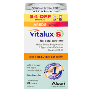 Vitalux-S AREDS Formula Time Release 50 Caplets