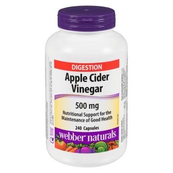 Webber Naturals Apple Cider Vinegar 500 mg x 240 Capsules