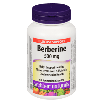 Webber Naturals Berberine 500 mg 60 Vegetarian Capsules
