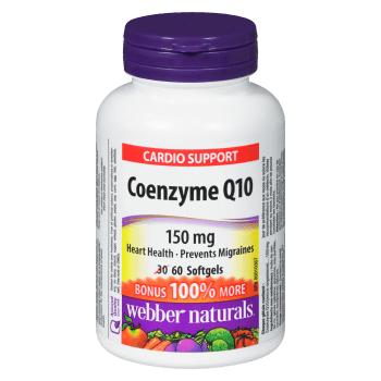 Webber Naturals Cardio Support Coenzyme Q10 150 mg 60 Softgels