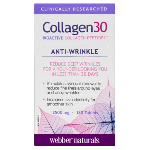 Webber Naturals Collagen30 2500 mg 180 Tablets