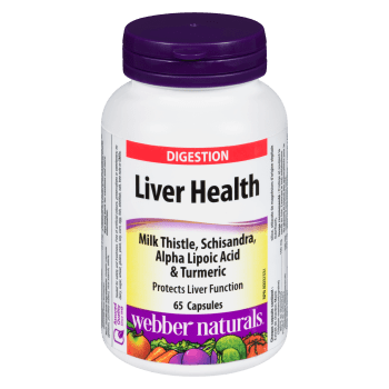 Webber Naturals Digestion Liver Health 65 Capsules