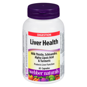 Webber Naturals Digestion Liver Health 65 Capsules