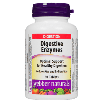 Webber Naturals Digestive Enzymes Digestion 90 Tablets