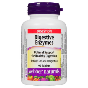 Webber Naturals Digestive Enzymes Digestion 90 Tablets