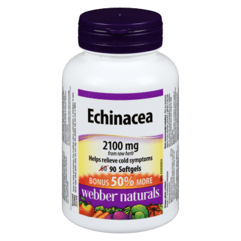 Webber Naturals Echinacea 2100 mg 90 Softgels
