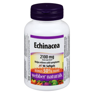 Webber Naturals Echinacea 2100 mg 90 Softgels