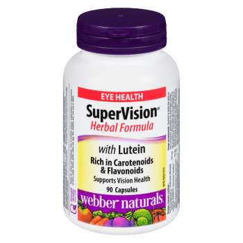 Webber Naturals Eye Health SuperVision Herbal Formula with Lutein 90 Capsules