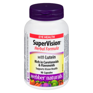 Webber Naturals Eye Health SuperVision Herbal Formula with Lutein 90 Capsules
