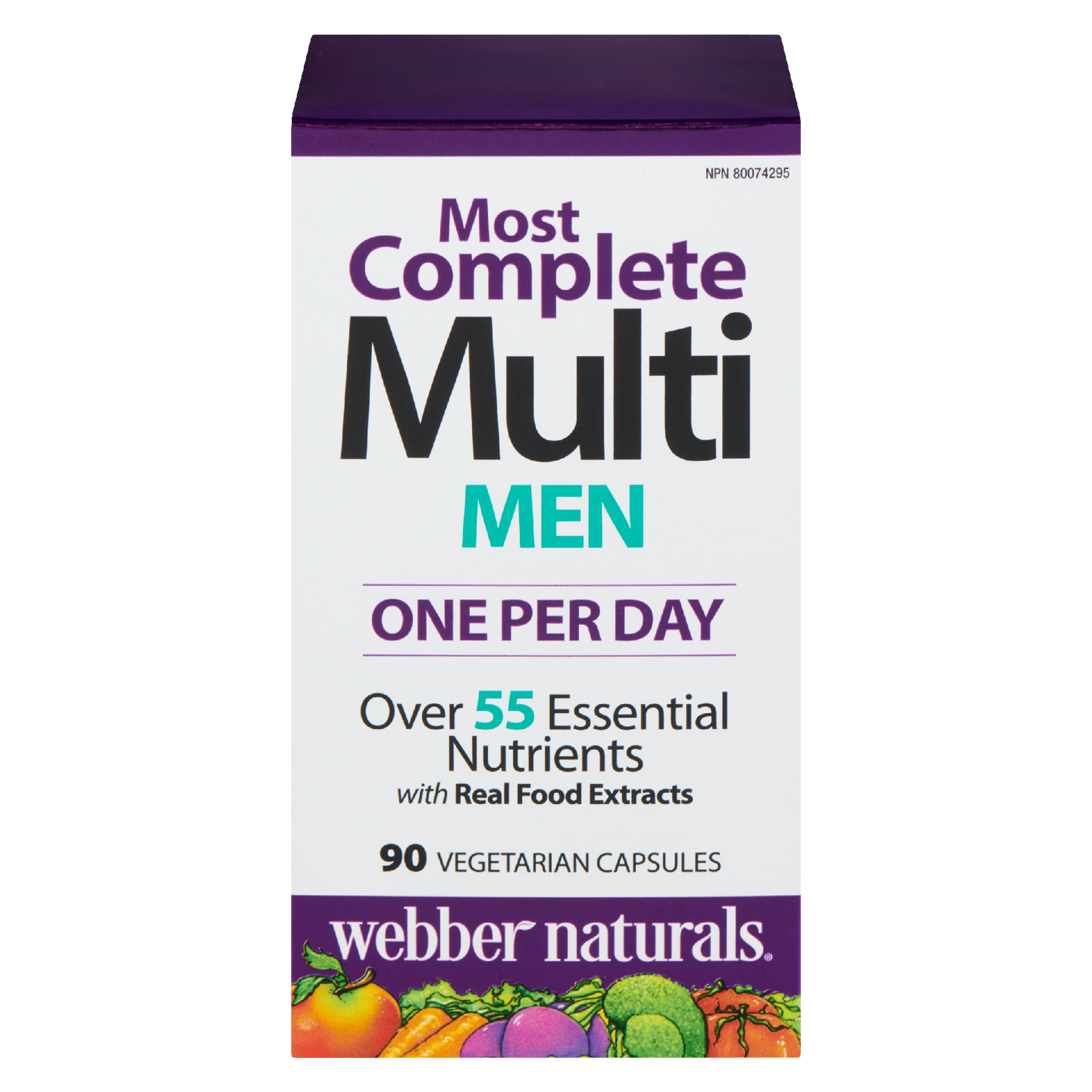 Webber Naturals Most Complete Multi Men 90 Vegetarian Capsules
