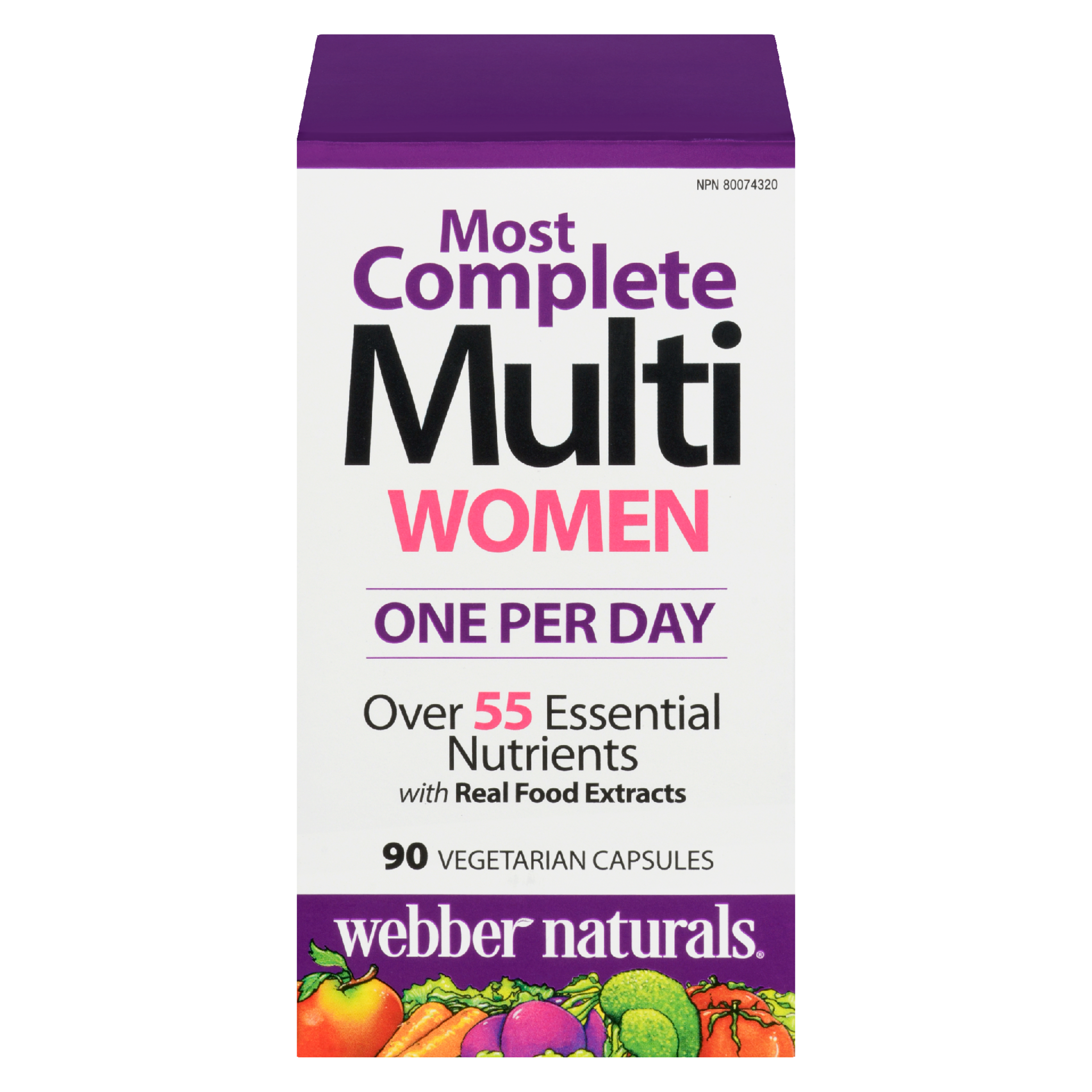 Webber Naturals Most Complete Multi Women 90 Vegetarian Capsules