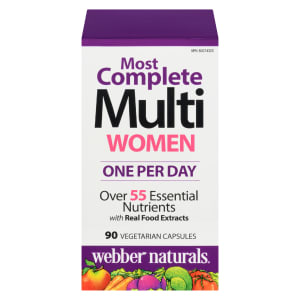 Webber Naturals Most Complete Multi Women 90 Vegetarian Capsules