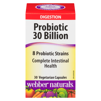 Webber Naturals Probiotic 30 Billion 30 Vegetarian Capsules
