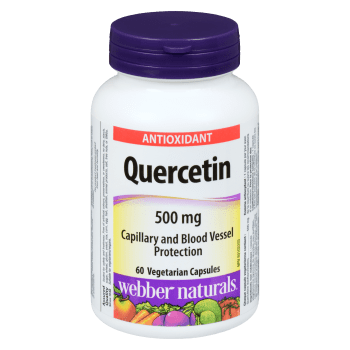 Webber Naturals Quercetin 500 mg 60 Capsules Végétariennes