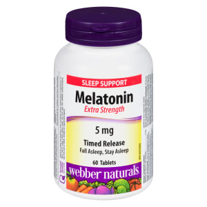 Webber Naturals Sleep Support Melatonin 5 mg 60 Tablets