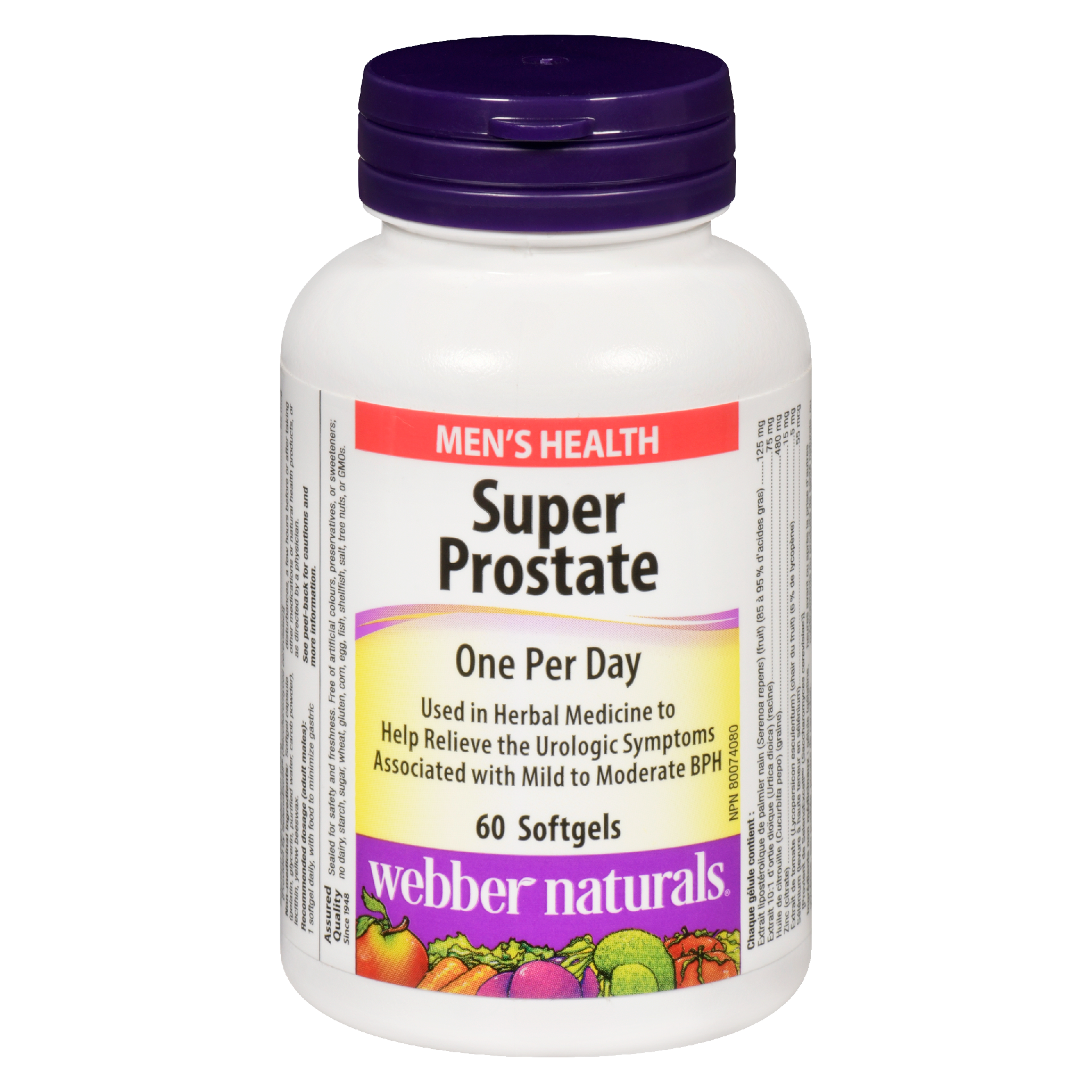 Webber Naturals Super Prostate 60 Softgels