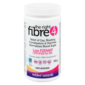 Webber Naturals the Right Fibre4 Low FODMAP Certified for IBS Unflavoured 150 g