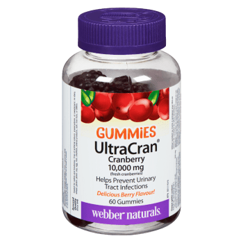 Webber Naturals UltraCran Gummies Cranberry 10,000 mg 60 Gummies