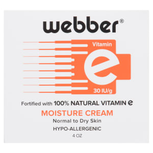 Webber Vitamin E 30 IU/g Moisture Cream 120 ml