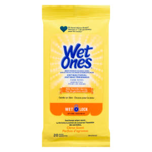 Wet Ones Hand Wipes Antibacterial Citrus Scent 20 Wipes