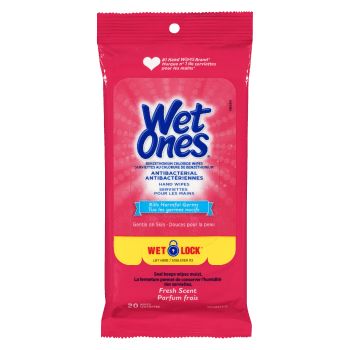 Wet Ones Hand Wipes Antibacterial Fresh Scent 20 Wipes