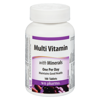 WN Pharma Multi Vitamin with Minerals One per Day 100 Tablets