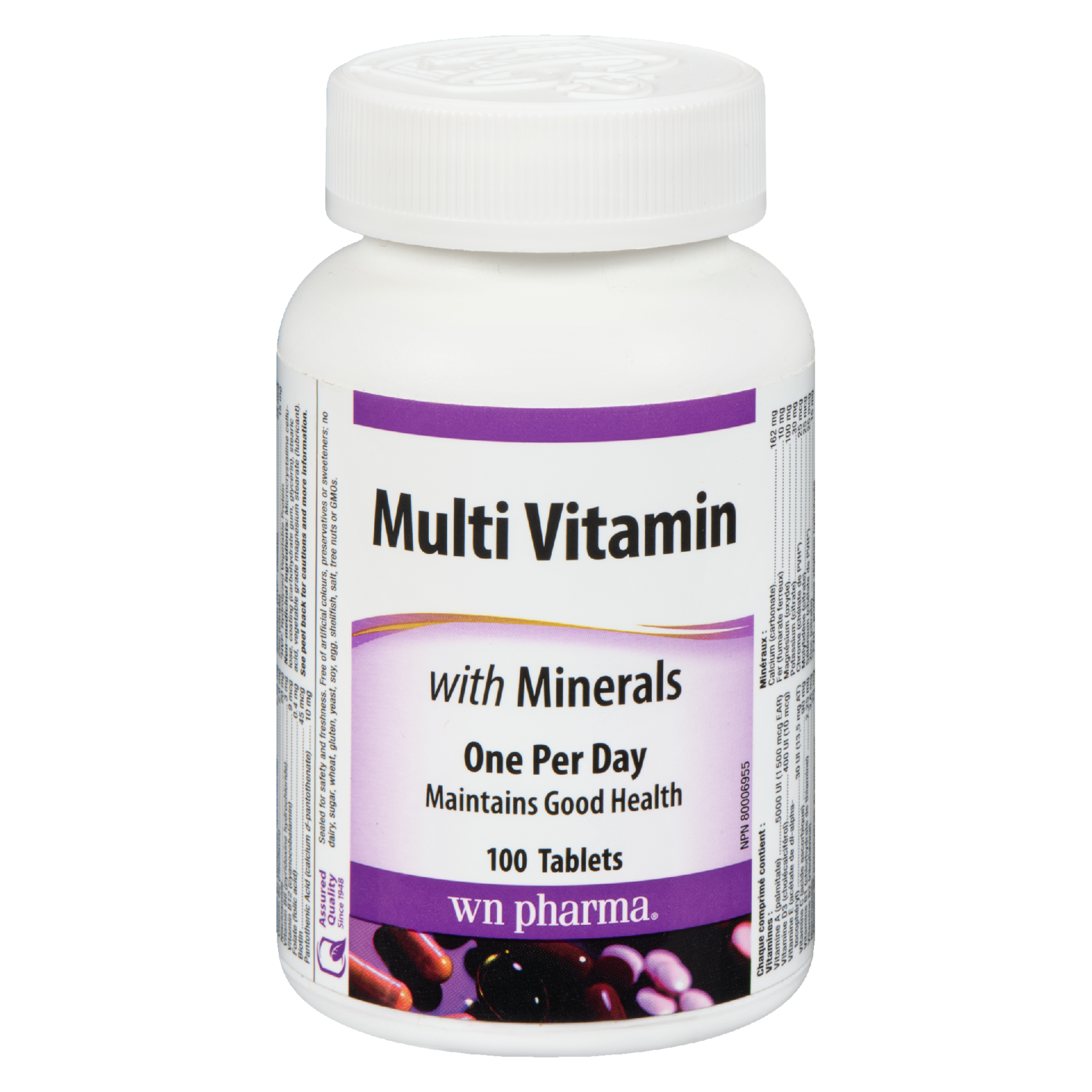 WN Pharma Multi Vitamin with Minerals One per Day 100 Tablets