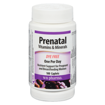 WN Pharma Prenatal Vitamins & Minerals One per Day 100 Caplets