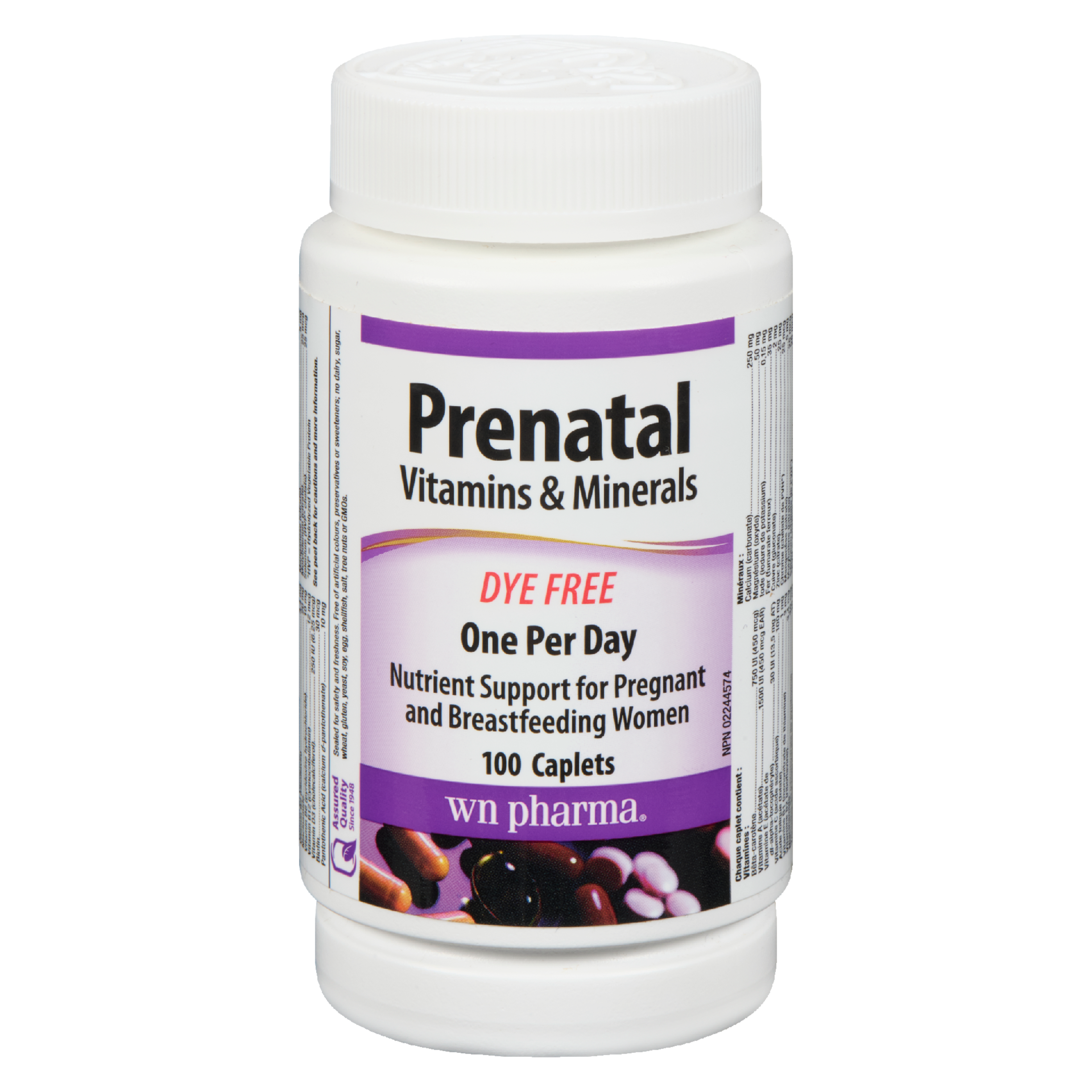 WN Pharma Prenatal Vitamins & Minerals One per Day 100 Caplets
