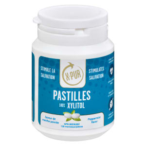 X-PUR Pastilles 100% Xylitol Peppermint Flavor 130 Pieces