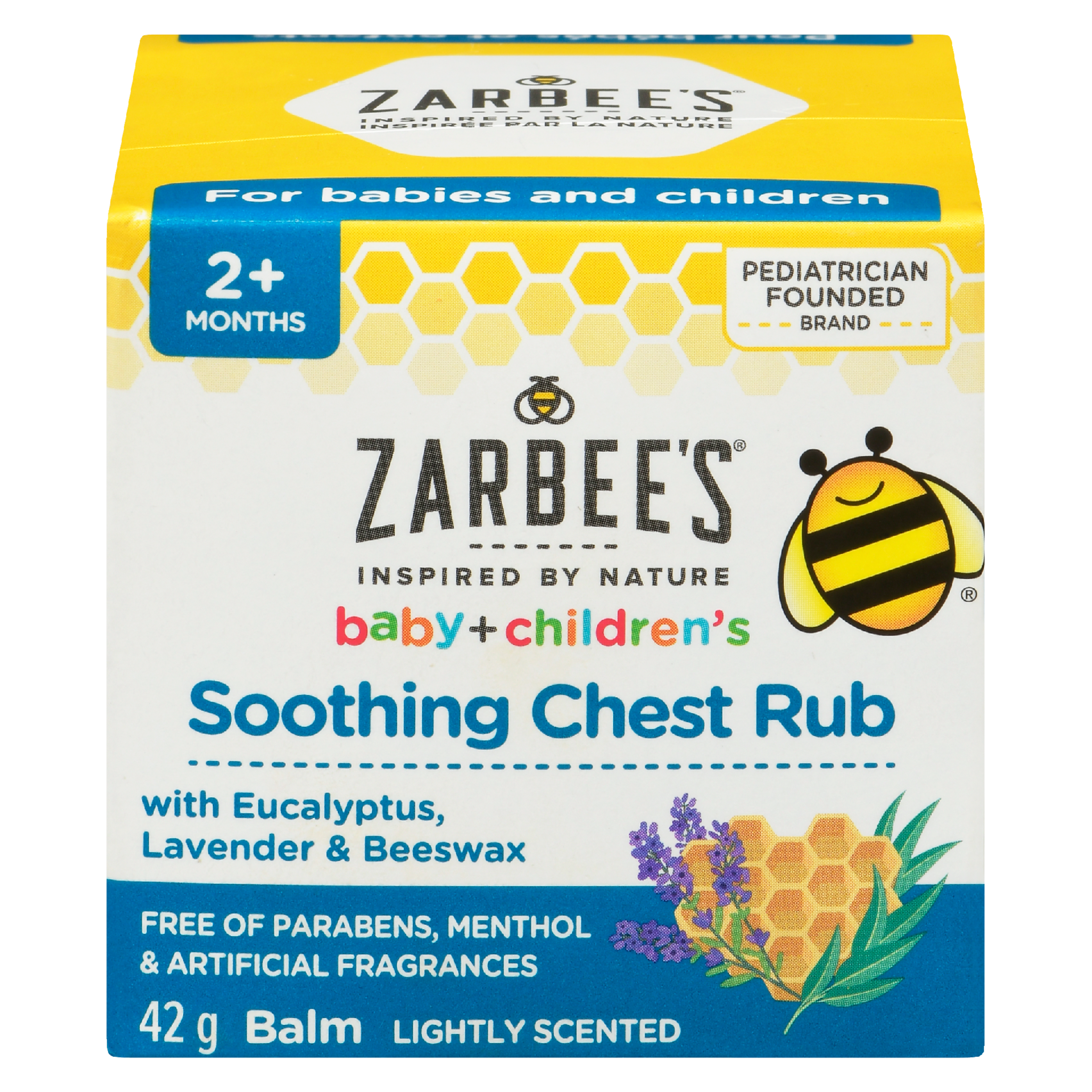 Zarbee’s Baby + Children's Soothing Chest Rub Balm Lighty Scented 2+ Months 42 g