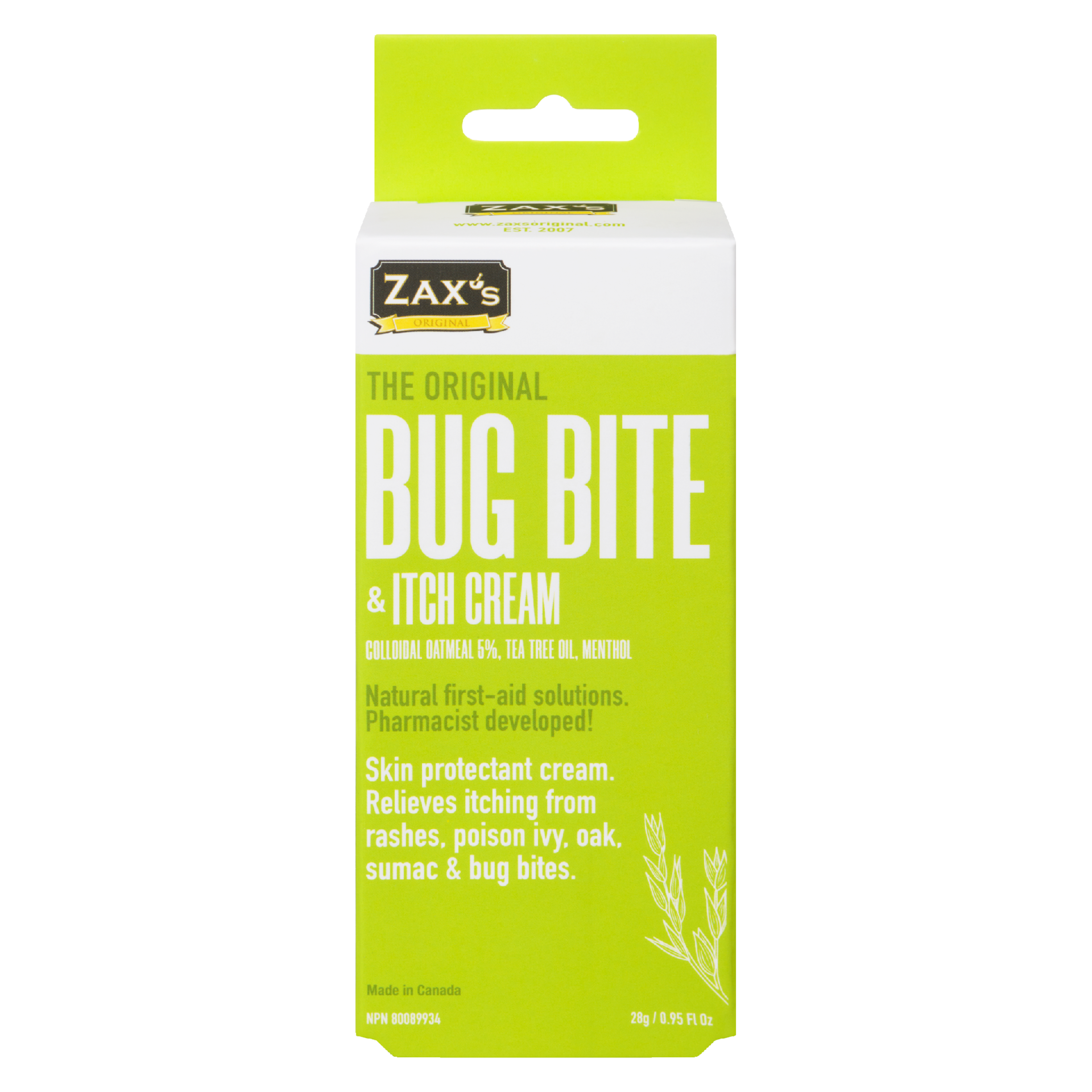 Zax's Original the Original Bug Bite & Itch Cream 28 g