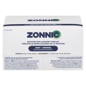 Zonnic Nicotine Replacement Therapy Mint Adults 18+ 120 Pouches