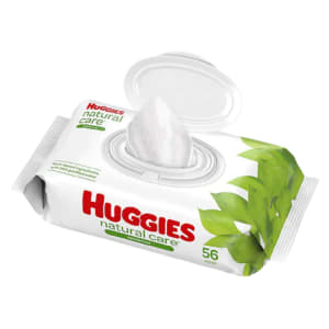 Huggies Natural Care Fragrance Free Baby Wipes (56 Count)